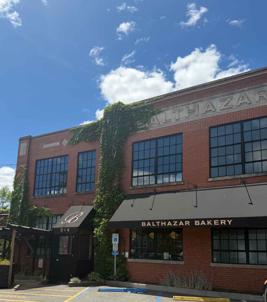 A photo of Balthazar Bakery in Englewood, New Jersey where Aesthetic Dental buys their treats for Patient Appreciation Breakfasts!